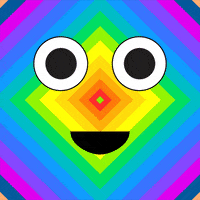 Art Smile GIF by Jen Stark