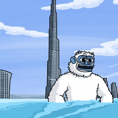 Crypto Swimming GIF by Lofi The Yeti