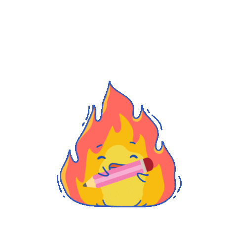 Happy Fire Sticker by Skolla Online