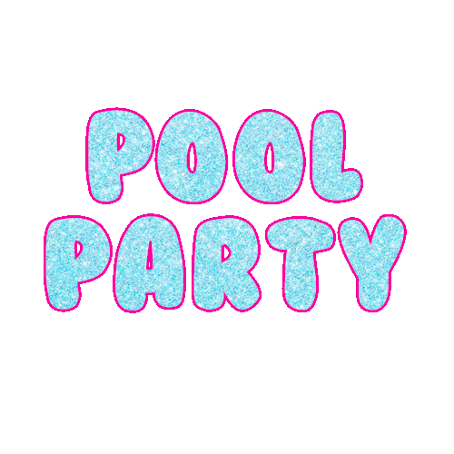 Pool Party Love Sticker by prettylittlething