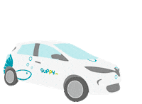 guppycarsharing hola energia carga movilidad Sticker