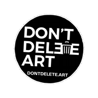 dontdeleteart  Sticker