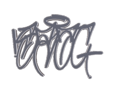 Graffiti Chrome Sticker