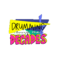 vickyoneondrums drums drumming von vicky oneon Sticker