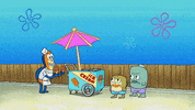scared spongebob squarepants GIF by Nickelodeon