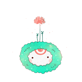 flower leaf Sticker