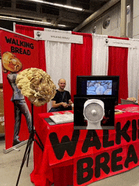 Performance Walking Bread GIF by Alex Boya