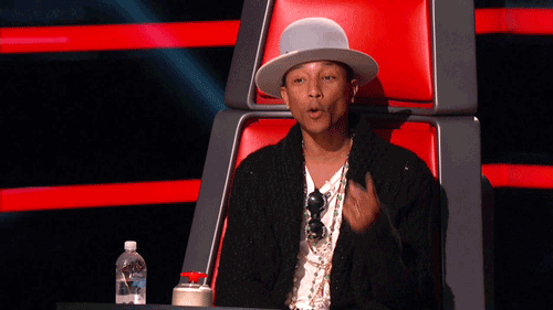 pharrell williams television GIF by The Voice