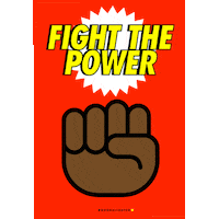 Police Fist Sticker by GOOD ALL DAY COLLECTIVE