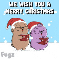 Merry Christmas Singing GIF by Fugz Official