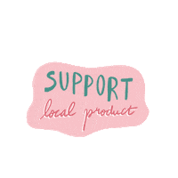 support localbrand Sticker