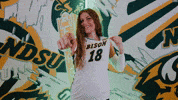 Volleyball Bison GIF by NDSU Athletics