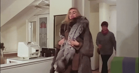 furglamor giphyupload fur fur coat furglamor GIF