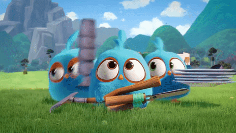 blues awww GIF by Angry Birds