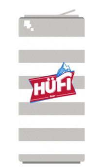 Hufi fun beer spin shiny Sticker