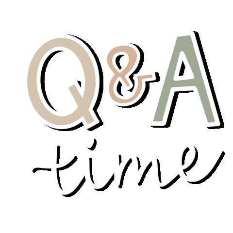 Q And A Sticker