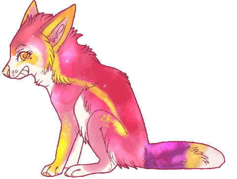 fox wink Sticker