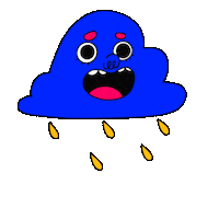 Rain Chill Sticker by YANN