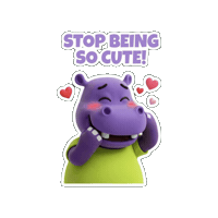 Too Cute Love Sticker