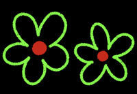 Drawing_ridung flower 꽃 cute flower cute doodle GIF