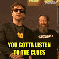 Detective Clues GIF by Nearly Average Wrestling