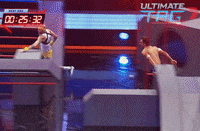 Jump Arrow GIF by UltimateTagAU