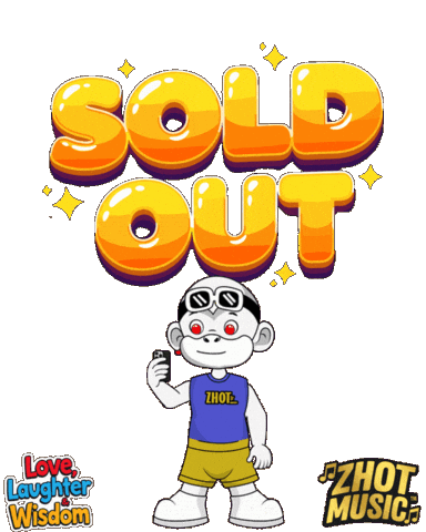 Too Late Out Of Stock Sticker by Zhot