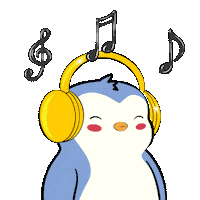 pudgypenguins music nft penguin pudgy Sticker