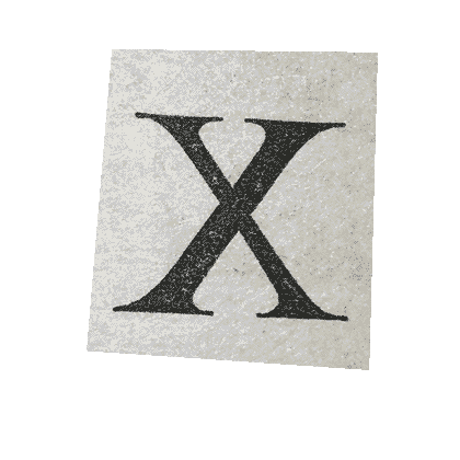 Typography X Sticker