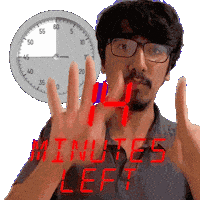 14 Min Sticker