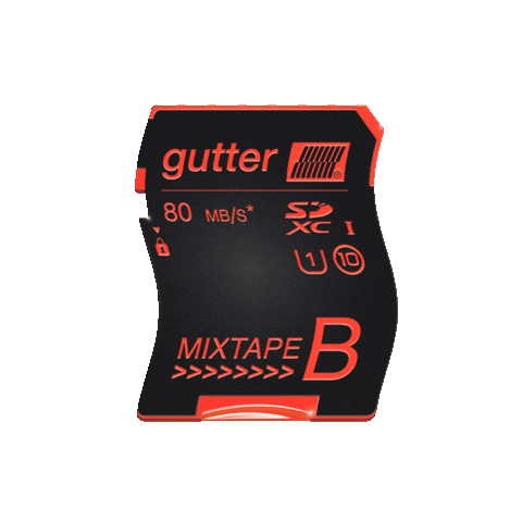 GutterCorp music mixtape gutter guttermixtape Sticker