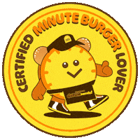 Foodie Badge Sticker by Minute Burger