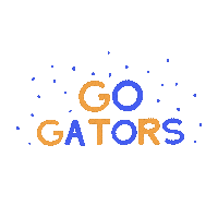 Go Gators Football Sticker