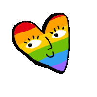 Happy Rainbow Sticker by Kochstrasse™