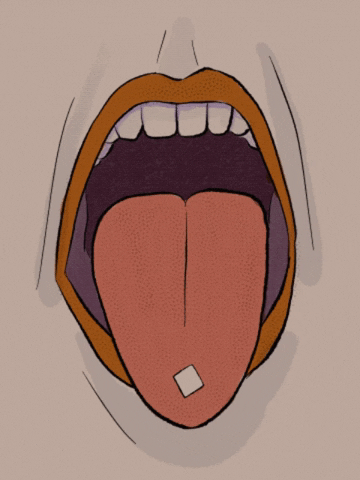 fantagraphics giphygifmaker tongue comics acid GIF