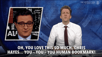 chris hayes bookmark GIF by The Opposition w/ Jordan Klepper