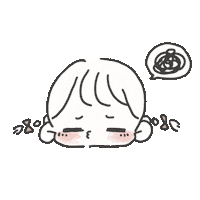 kanaemaru かわいい 可愛い もやもや チェ Sticker