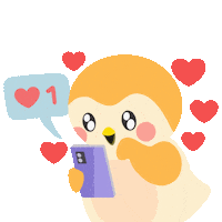 I Love You Heart Sticker by Finch Care