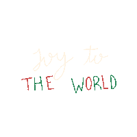 Joy To The World Christmas Sticker