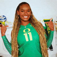 Oregon Duck Volleyball GIF by GoDucks