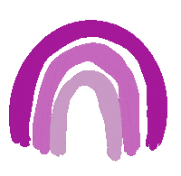 brewtifully rainbow purple lavender lilac Sticker