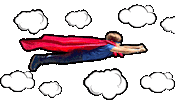 wbworldad flying superhero superman warner bros Sticker