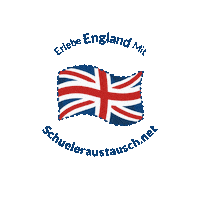 Schueleraustauschnet england flagge land reise Sticker