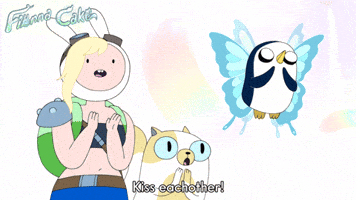 Adventure Time Kiss GIF by Cartoon Network