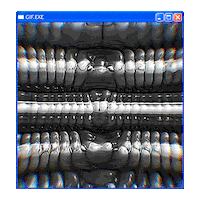 mesmerizing black and white Sticker by POST-WEB