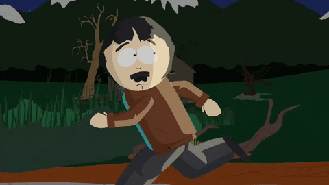 house running GIF by South Park 