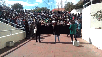 Students March Against Discrimination at Stellenbosch University