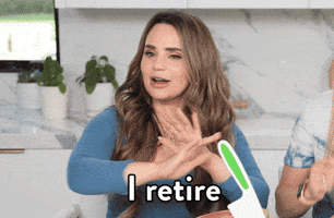 Im Done Quit GIF by Rosanna Pansino
