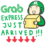 ride chat Sticker by Grab Indonesia