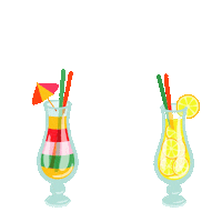 ChiaLagunaHotel beach cocktails flamingo sardegna Sticker
